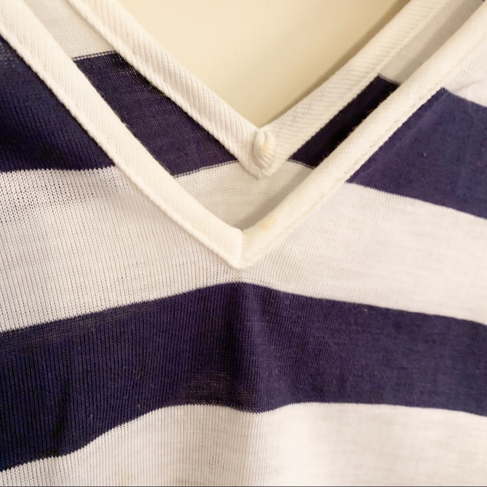 Vintage 80s Tie Front Crop Top XS - Picture 4 of 8